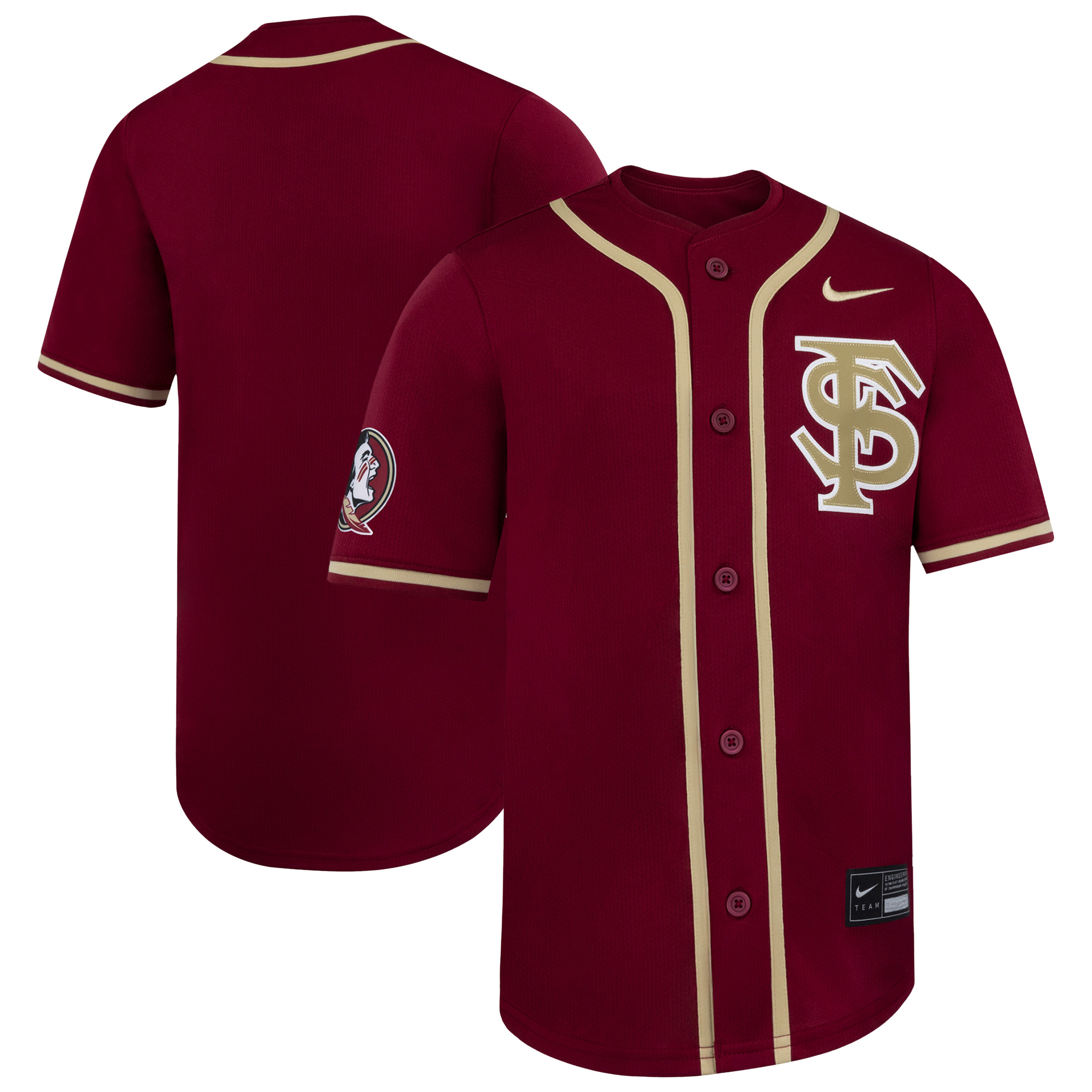 Youth Nike Garnet Florida State Seminoles Limited Baseball Jersey Youth Nike Garnet Florida State Seminoles Limited Baseball Jersey
