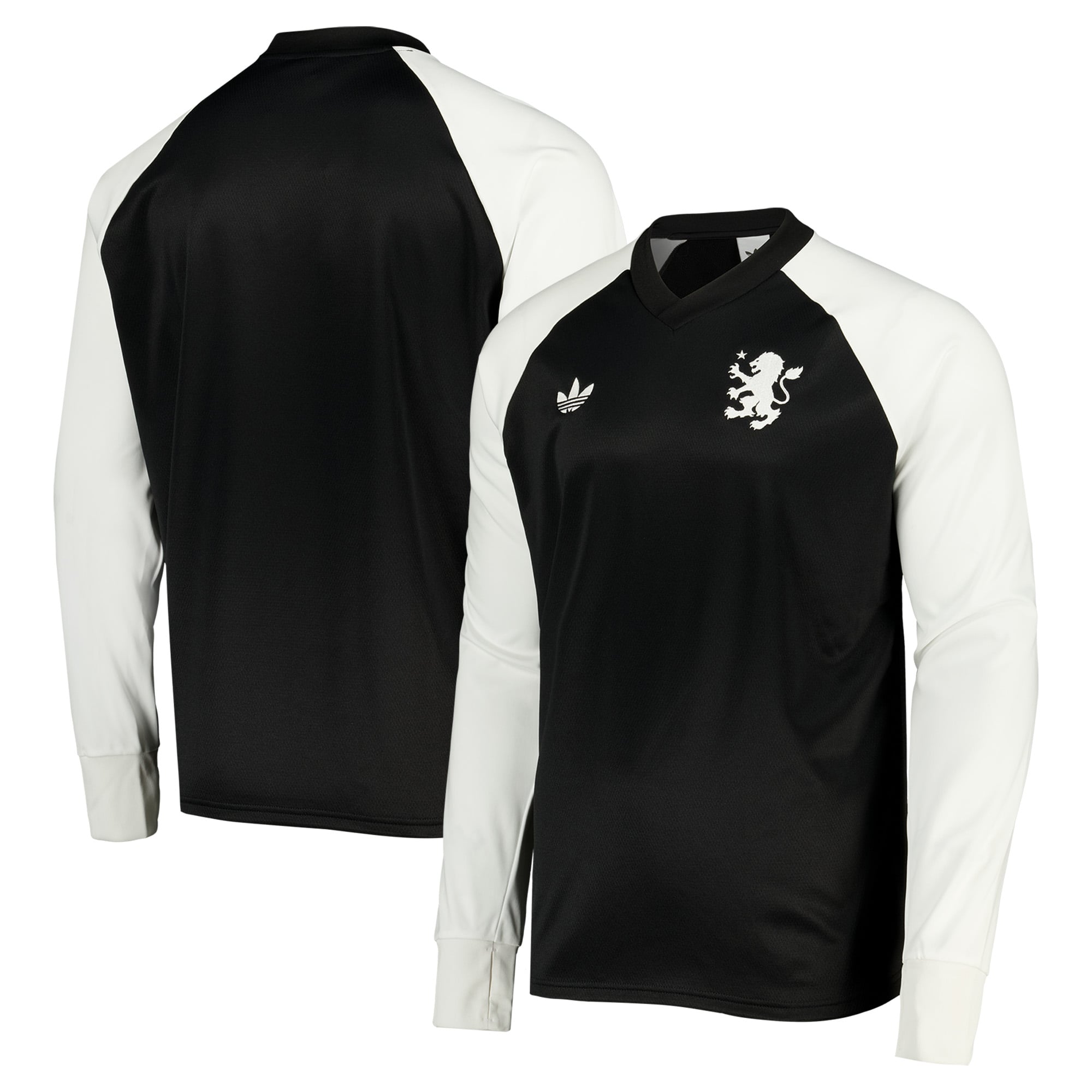 Camiseta de calentamiento prepartido adidas del Aston Villa - Negra