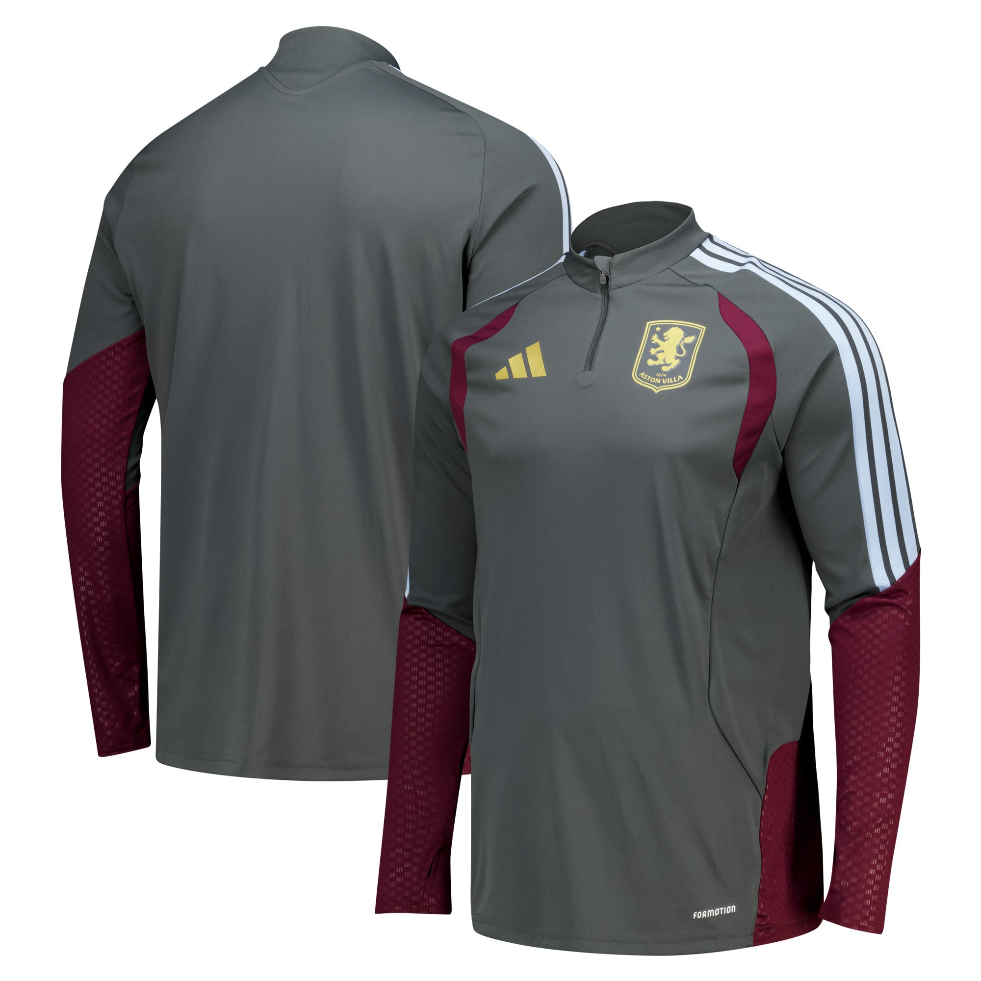 Camiseta de entrenamiento adidas del Aston Villa - Carbón