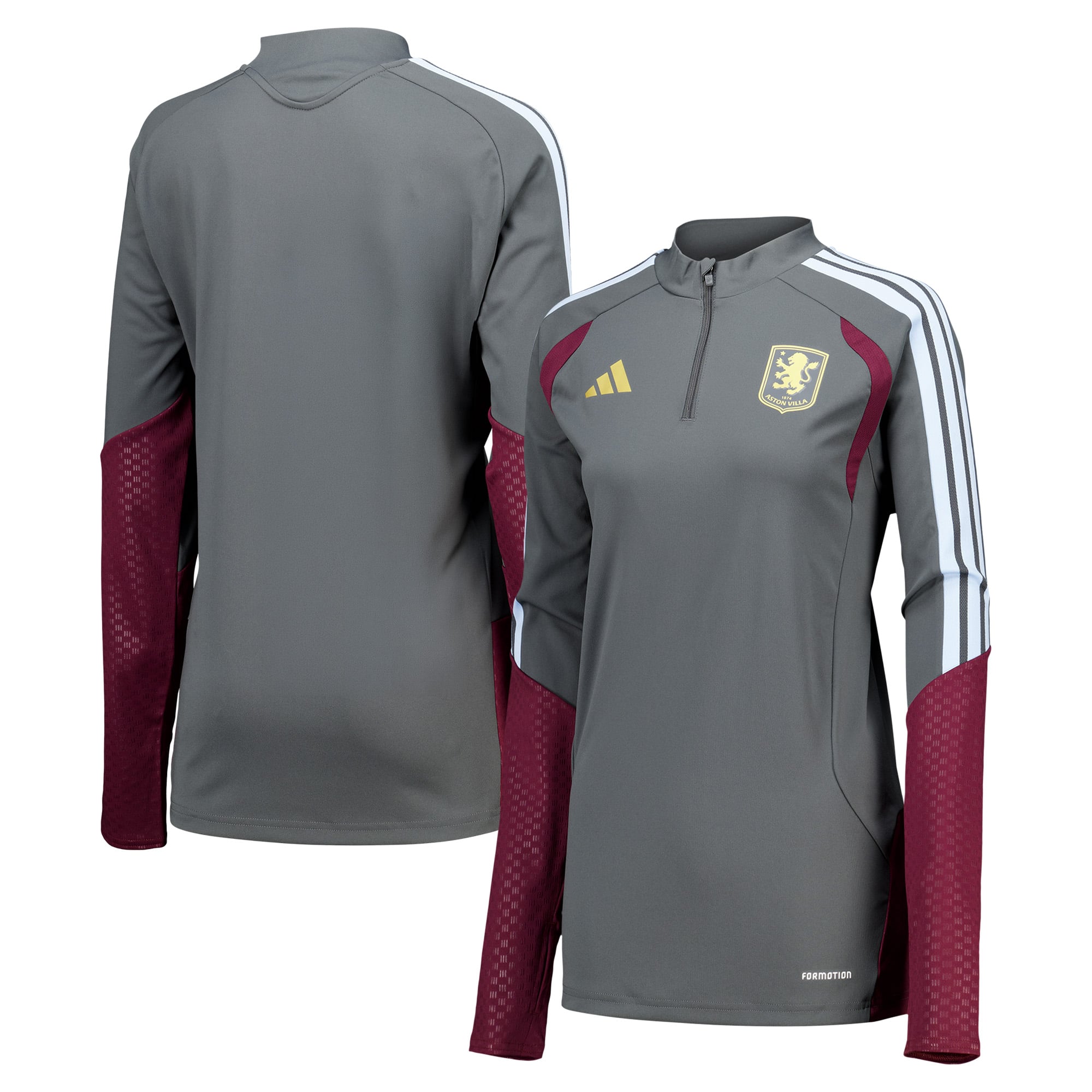 Camiseta de entrenamiento adidas del Aston Villa - Carbón - Mujer