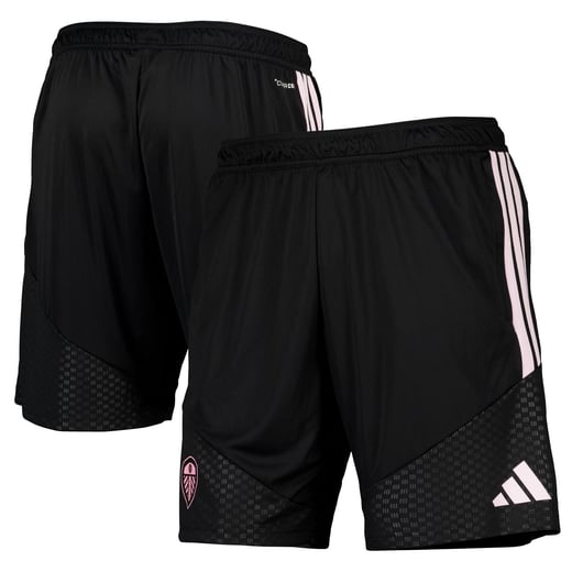 Leeds United adidas Training Shorts - Black