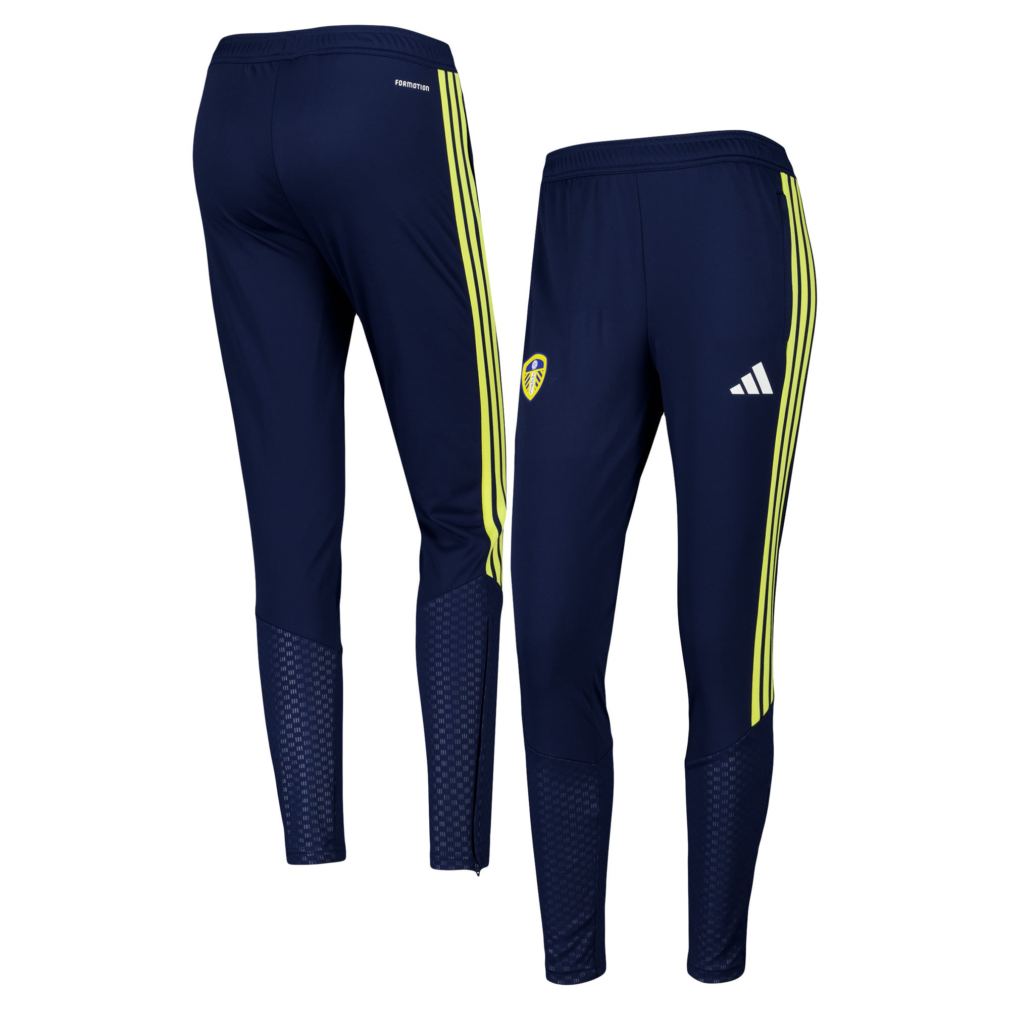 Leeds United adidas Training Pants - Navy - Womens