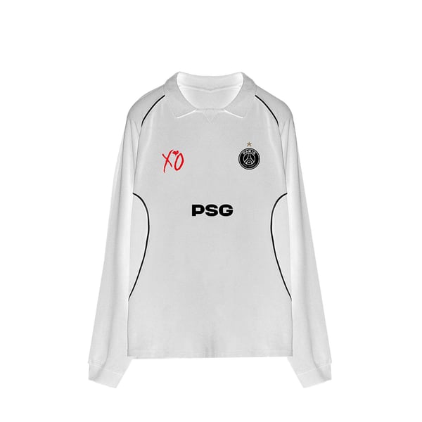 Maillot manches longues PSG x XO & The Weeknd - Blanc