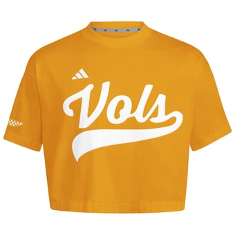 Women's adidas Tennessee Orange Tennessee Volunteers Cropped Baseball Fashion Jersey