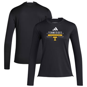 Women's adidas  Black Tennessee Volunteers D4T Long Sleeve T-Shirt