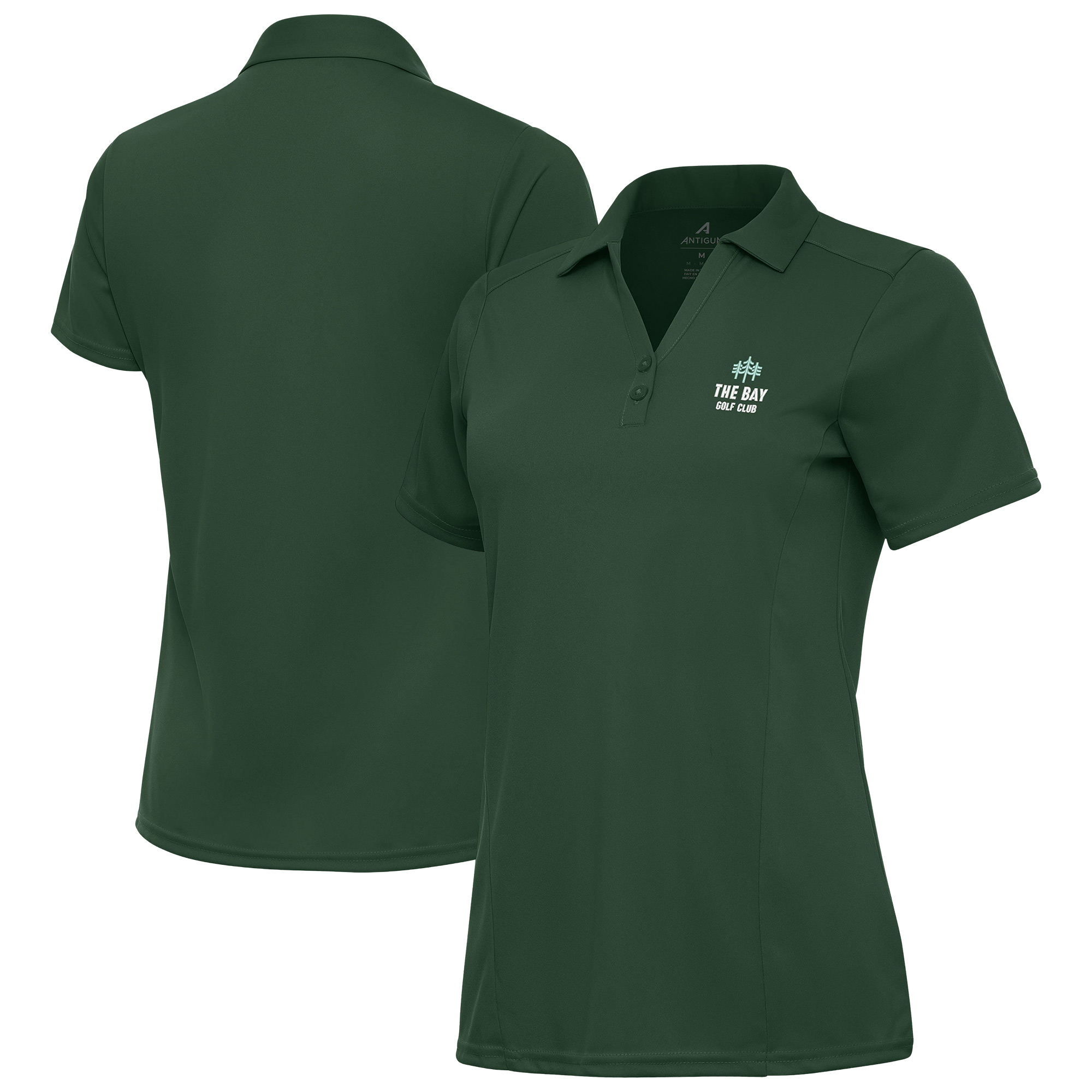 Women’s Antigua Hunter Green The Bay Golf Club Tribute Polo