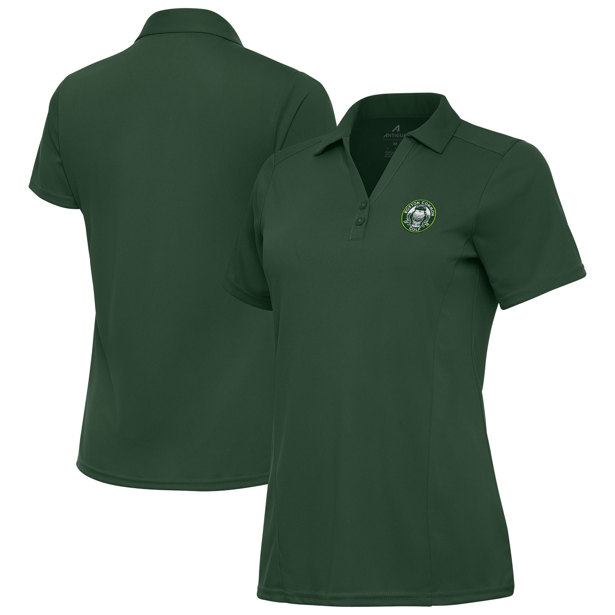 Women’s Antigua Hunter Green Boston Common Golf Tribute Polo Women’s Antigua Hunter Green Boston Common Golf Tribute Polo
