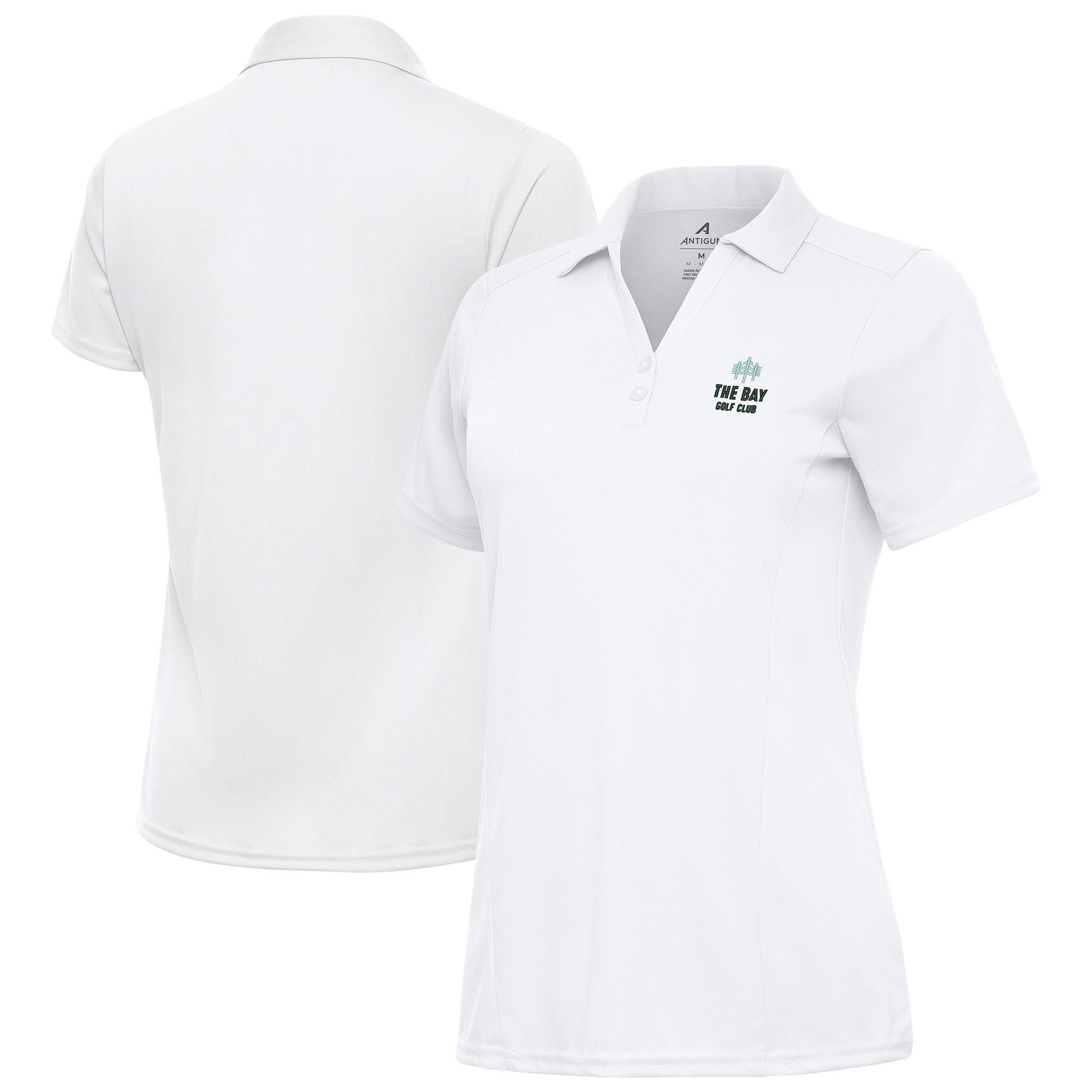 Women’s Antigua White The Bay Golf Club Tribute Polo