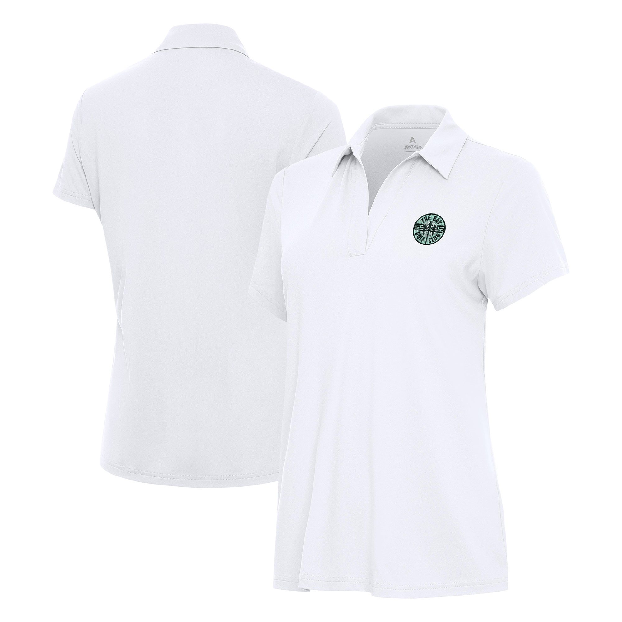 Women’s Antigua White The Bay Golf Club Era Polo