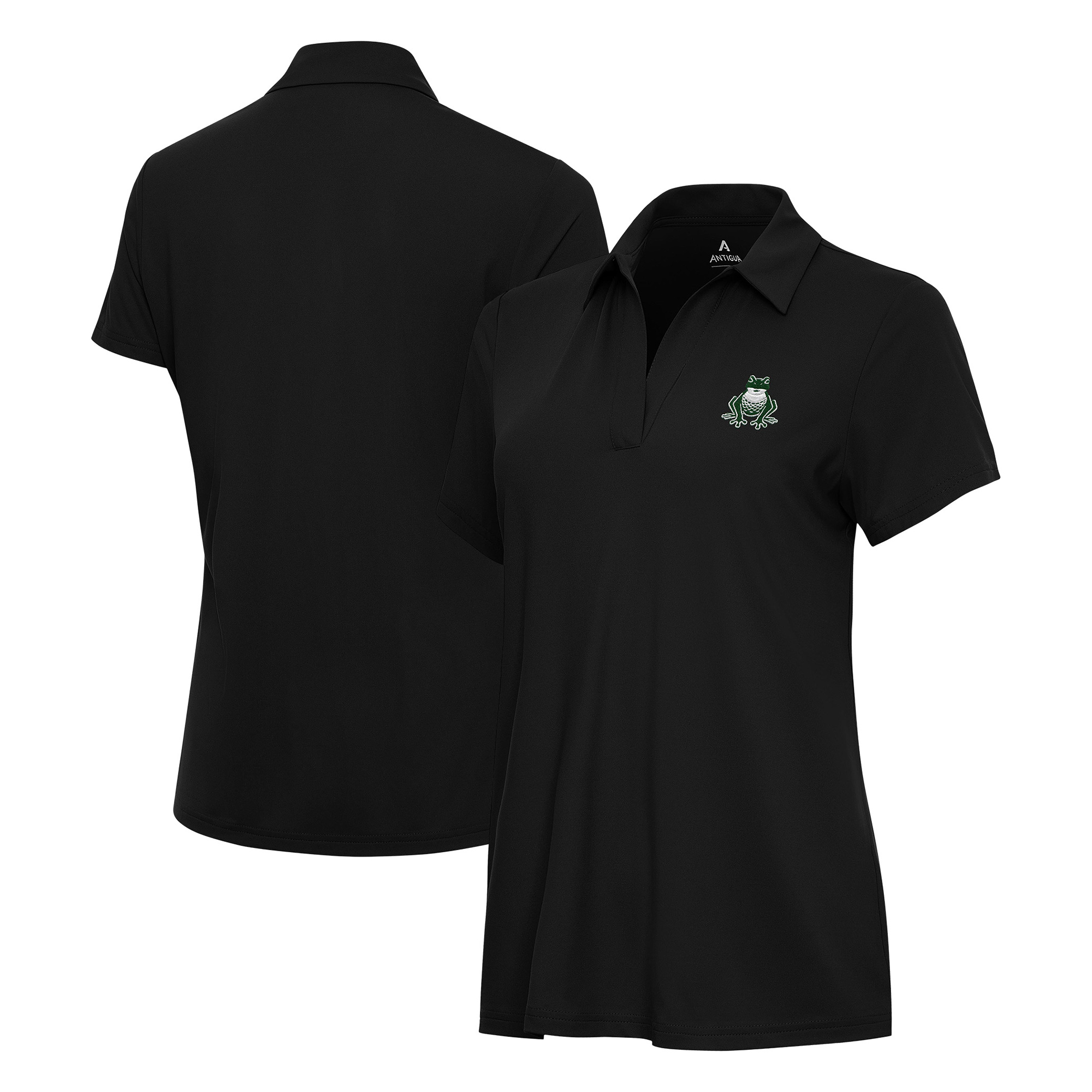 Women’s Antigua Black Boston Common Golf Era Polo Women’s Antigua Black Boston Common Golf Era Polo