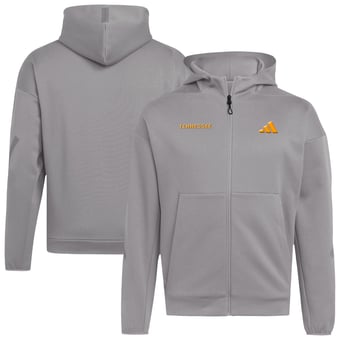 Men's adidas Gray Tennessee Volunteers Z.N.E Full-Zip Hoodie