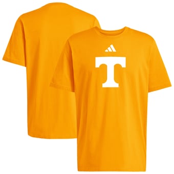 Men's adidas  Tennessee Orange Tennessee Volunteers Primary Logo Cotton T-Shirt