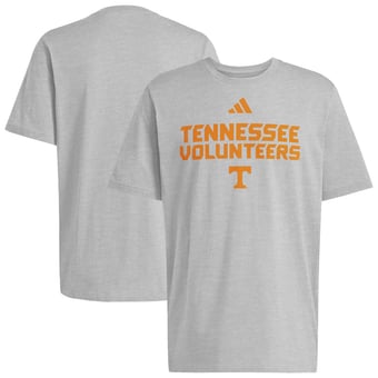 Men's adidas  Gray Tennessee Volunteers Wordmark T-Shirt