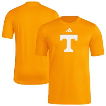 Men's adidas  Tennessee Orange Tennessee Volunteers Primary Logo Poly T-Shirt