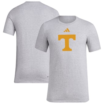 Men's adidas  Gray Tennessee Volunteers Primary Logo T-Shirt