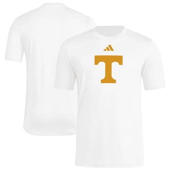 Men's adidas  White Tennessee Volunteers Primary Logo T-Shirt