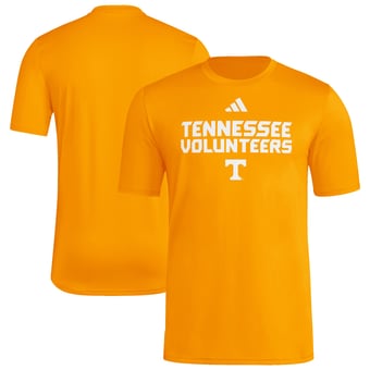 Men's adidas  Tennessee Orange Tennessee Volunteers Wordmark Poly T-Shirt