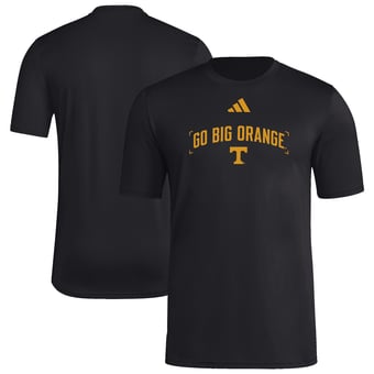 Men's adidas  Black Tennessee Volunteers Slogan Poly T-Shirt