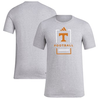 Men's adidas  Gray Tennessee Volunteers Football Poly T-Shirt