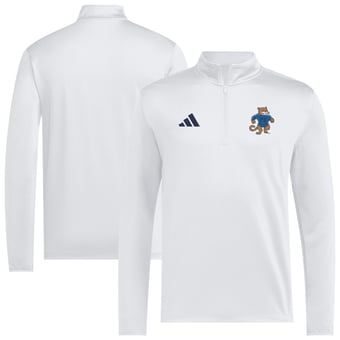 Men's adidas White Penn State Nittany Lions 2026 Sideline Ultimate365 Woven Quarter-Zip Pullover