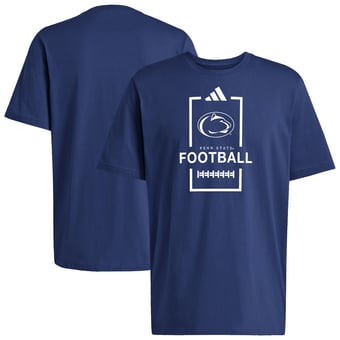 Men's adidas Navy Penn State Nittany Lions Football Cotton T-Shirt