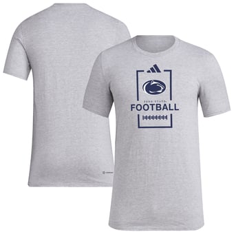 Men's adidas Gray Penn State Nittany Lions Football Polyester T-Shirt