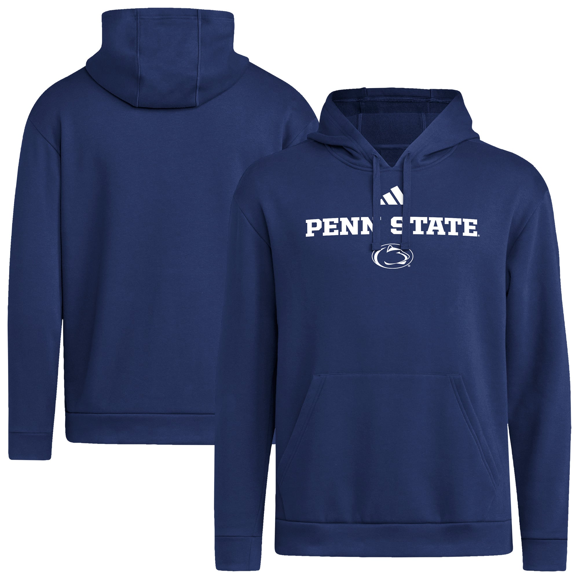 Men's adidas Navy Penn State Nittany Lions Wordmark Hoodie