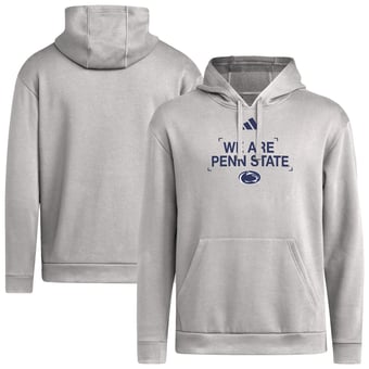 Men's adidas Gray Penn State Nittany Lions Slogan Hoodie