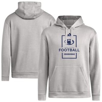 Men's adidas Gray Penn State Nittany Lions Football Hoodie