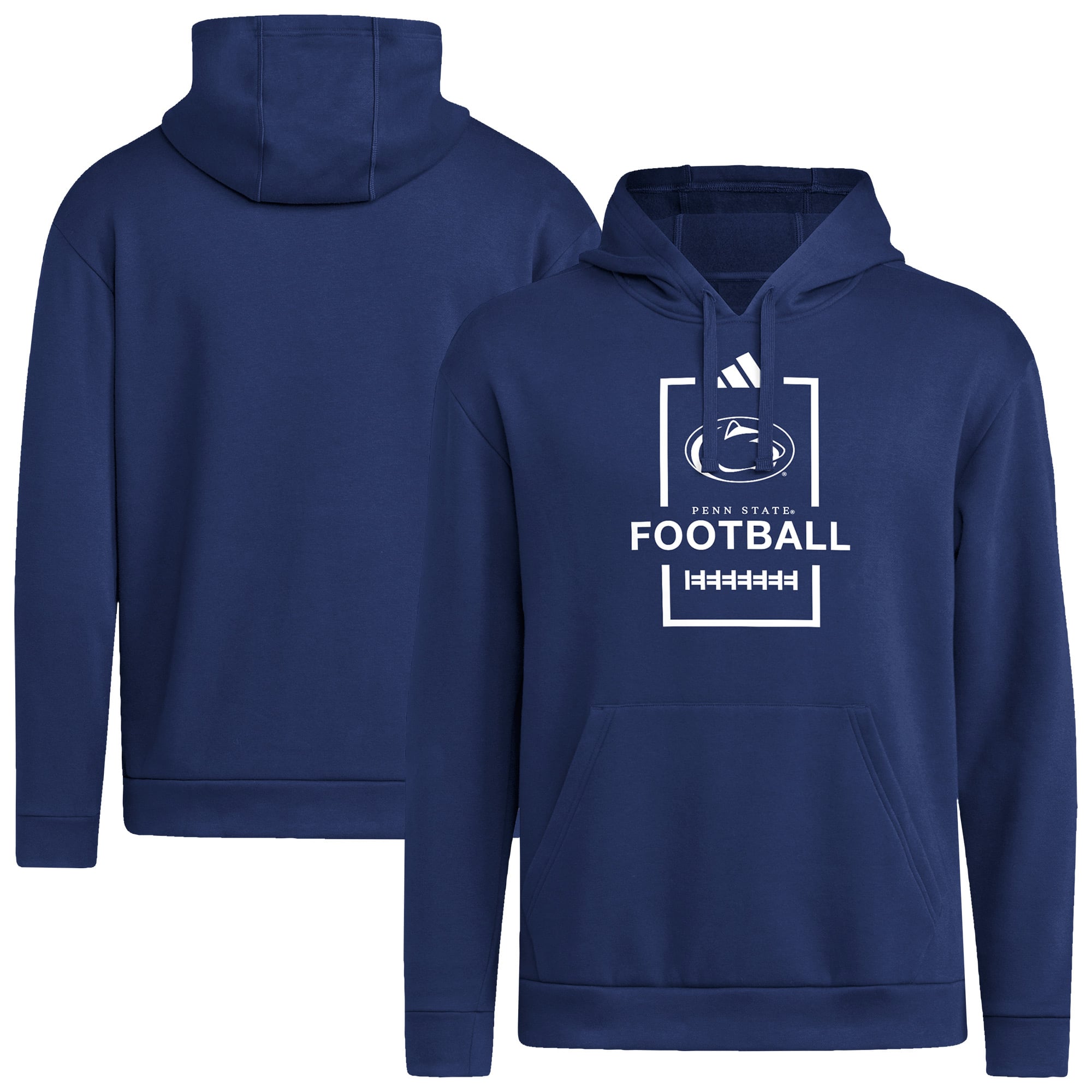 Men's adidas Navy Penn State Nittany Lions Football Hoodie