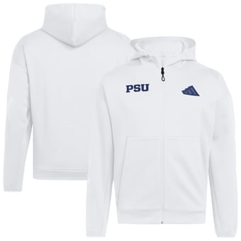 Men's adidas White Penn State Nittany Lions Z.N.E Full-Zip Hoodie