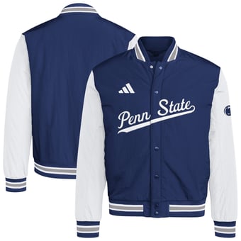 Men's adidas Navy Penn State Nittany Lions Coaches Dugout Jacket