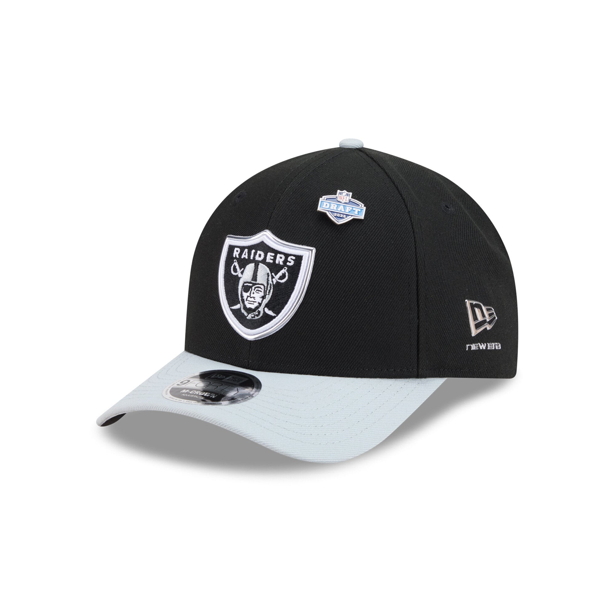 Berretto Las Vegas Raiders New Era 2026 Draft 9Forty M Crown