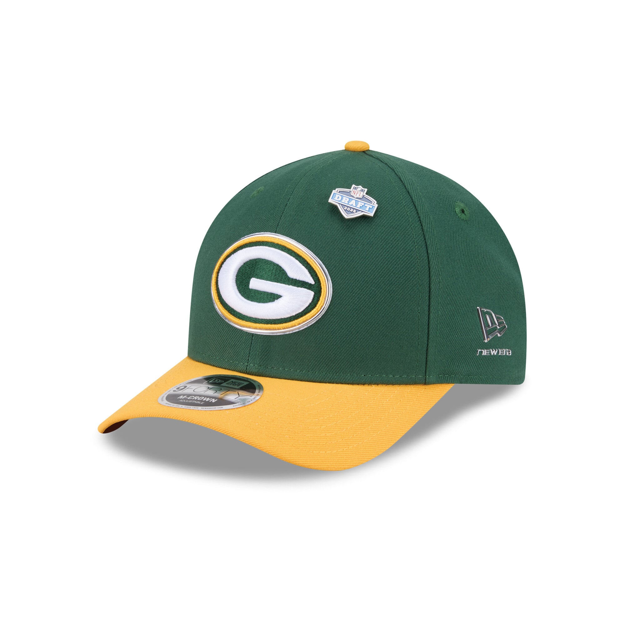 Green Bay Packers New Era 2026 Draft 9Forty M Crown Kappe