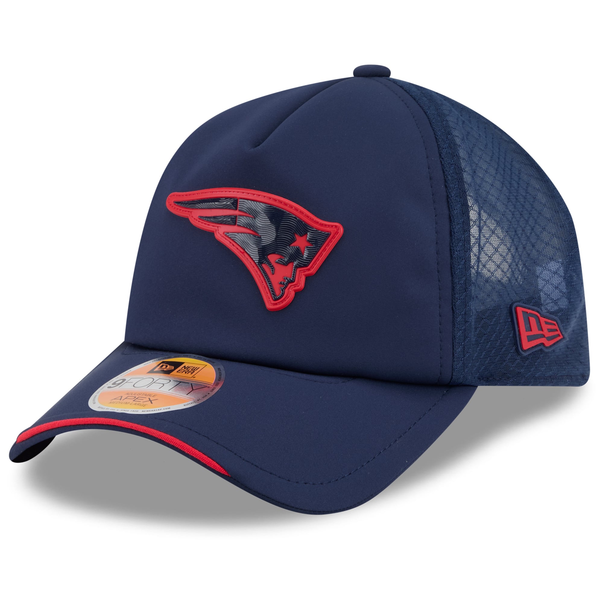 Berretto New England Patriots New Era 9FORTY Apex 2026 Sideline