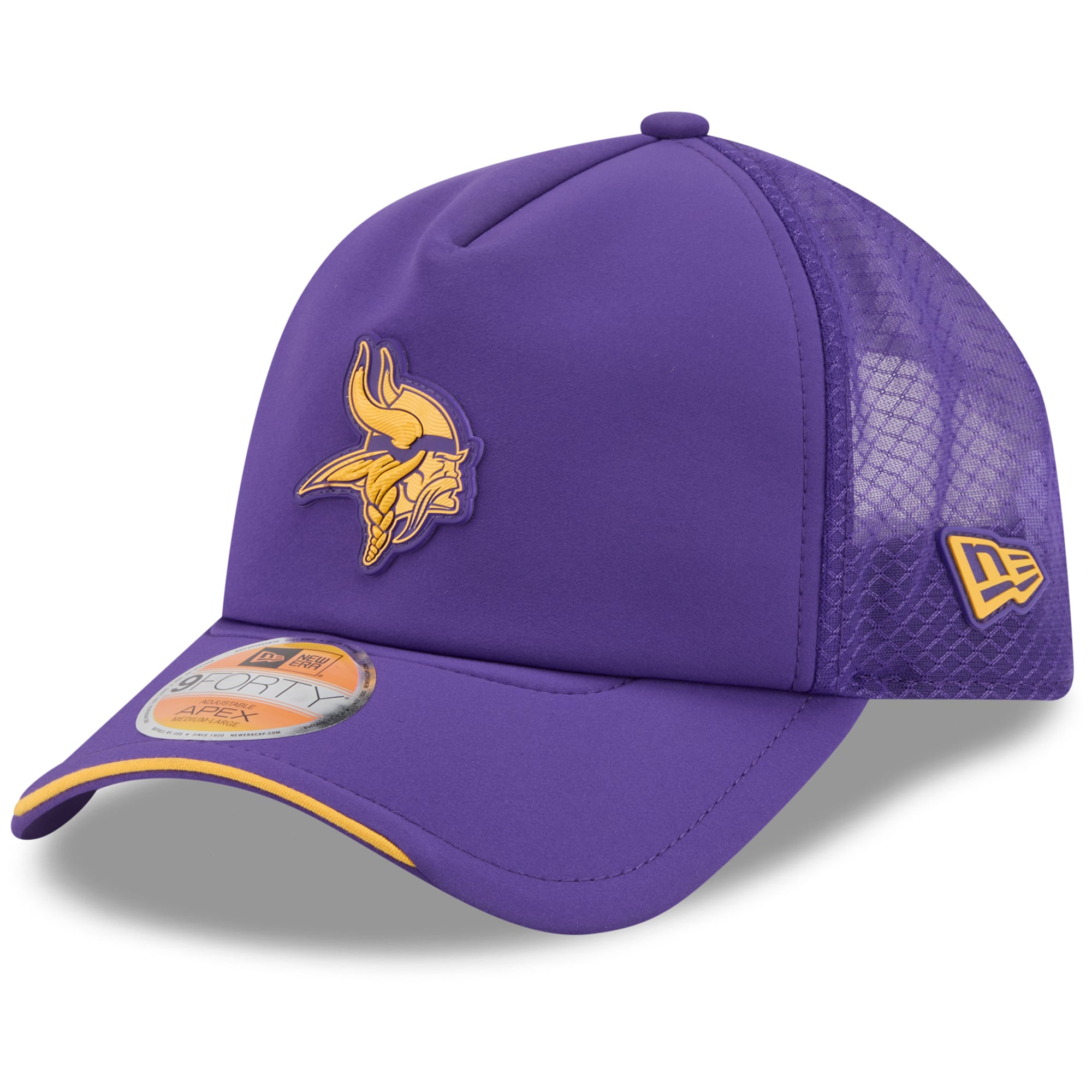 Berretto Minnesota Vikings New Era 9FORTY Apex 2026 Sideline