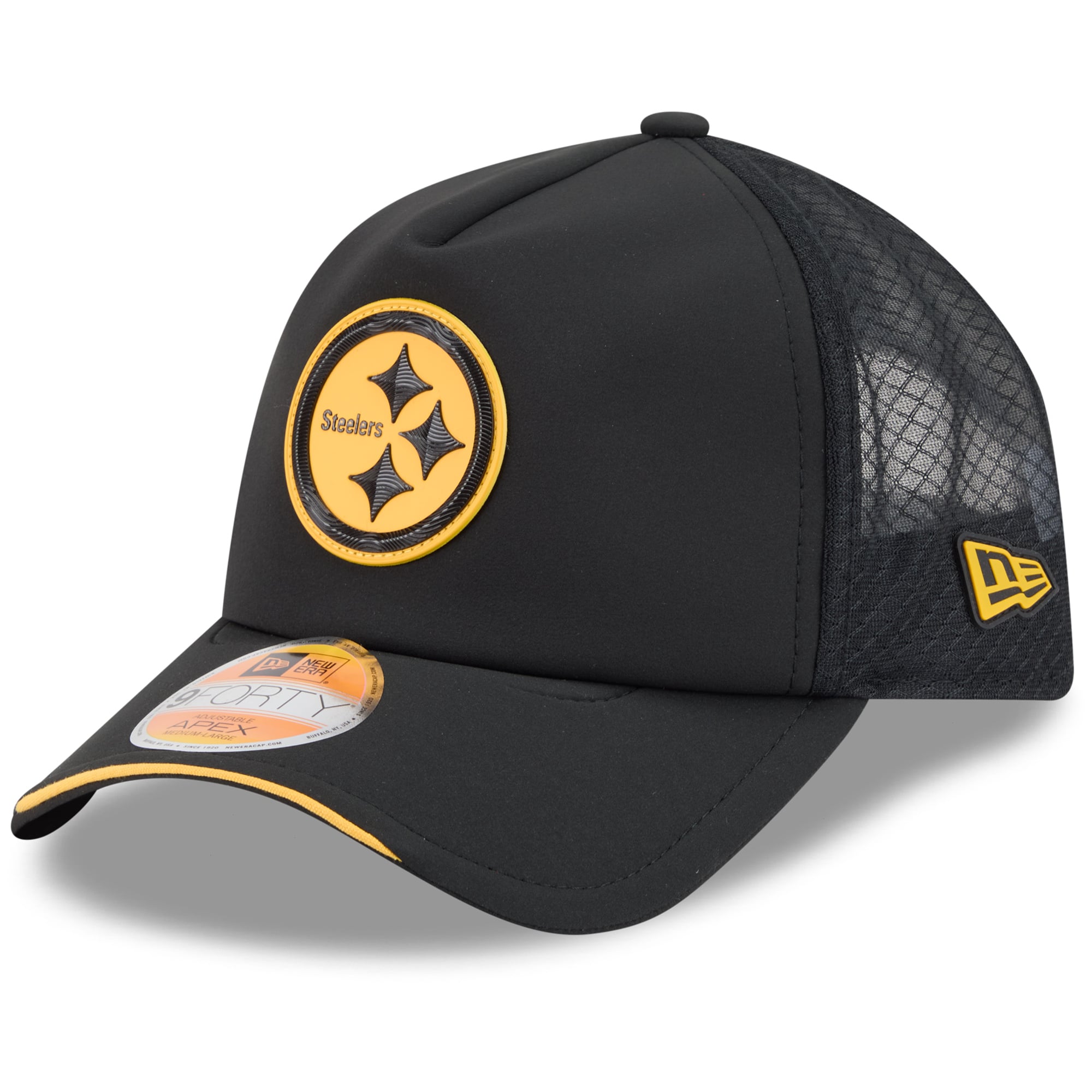 Berretto Pittsburgh Steelers New Era 9FORTY Apex 2026 Sideline