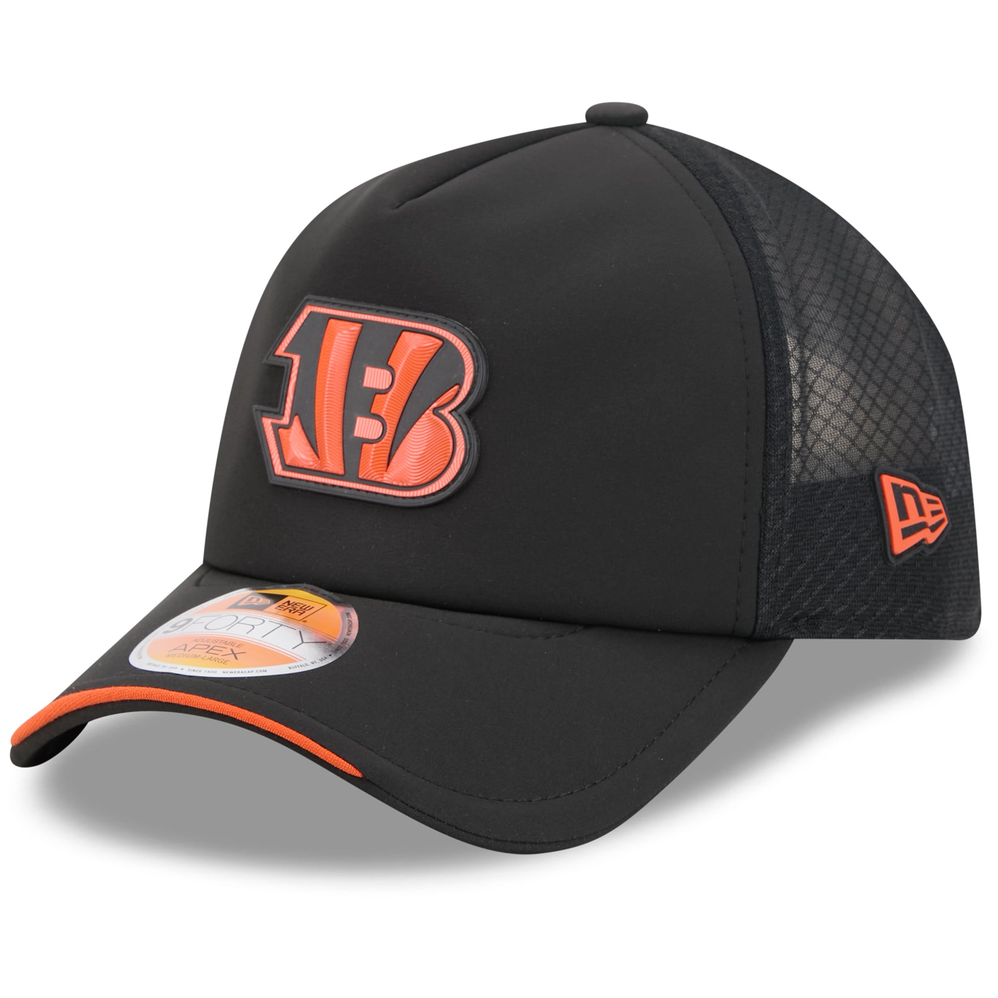 Berretto Cincinnati Bengals New Era 9FORTY Apex 2026 Sideline