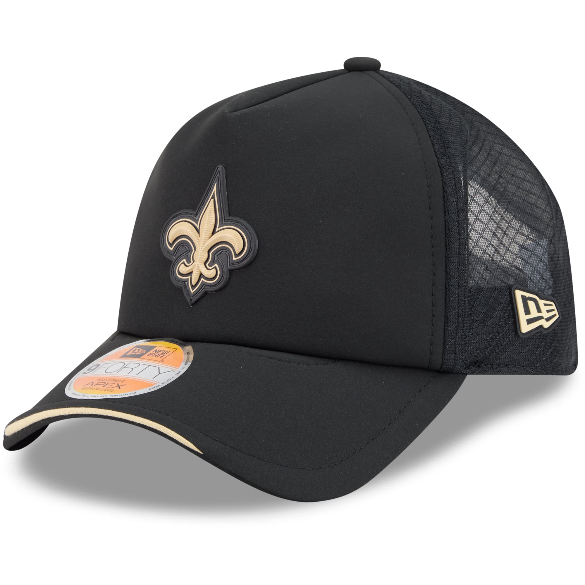 Berretto New Orleans Saints New Era 9FORTY Apex 2026 Sideline