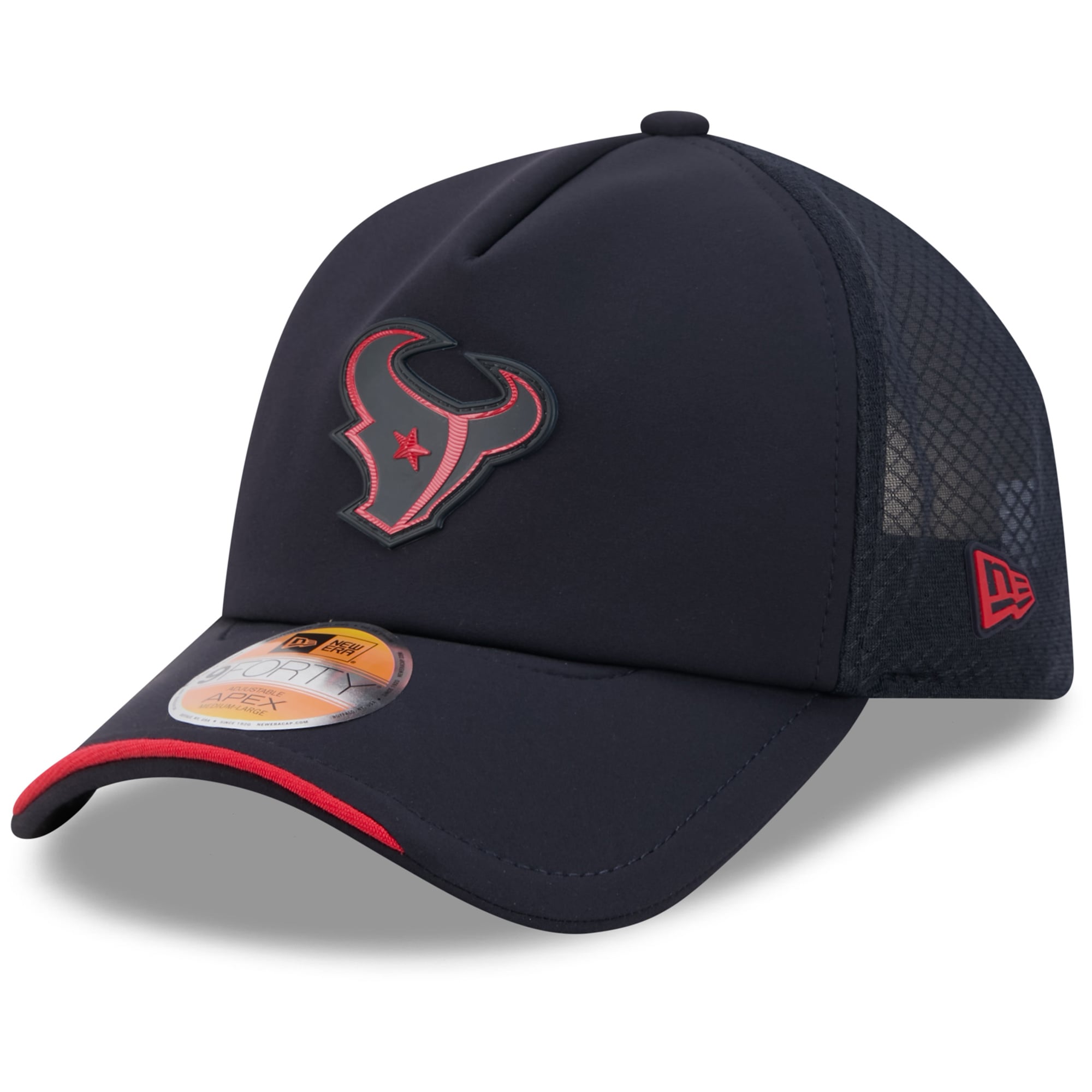 Berretto Houston Texans New Era 9FORTY Apex 2026 Sideline