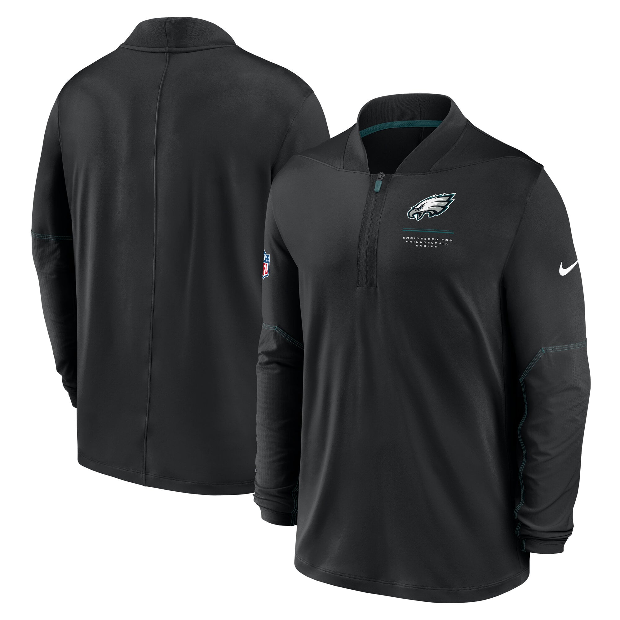 Philadelphia Eagles Nike Dri-Fit Top con Mezza Zip – Uomo