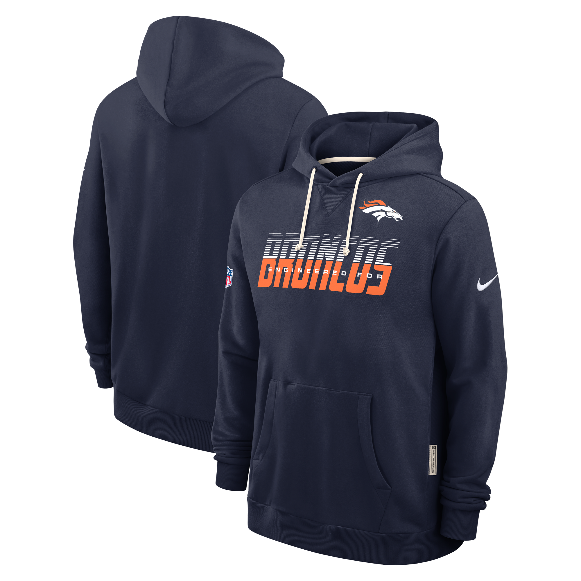 Denver Broncos Nike Dri-Fit Felpa con cappuccio - Uomo
