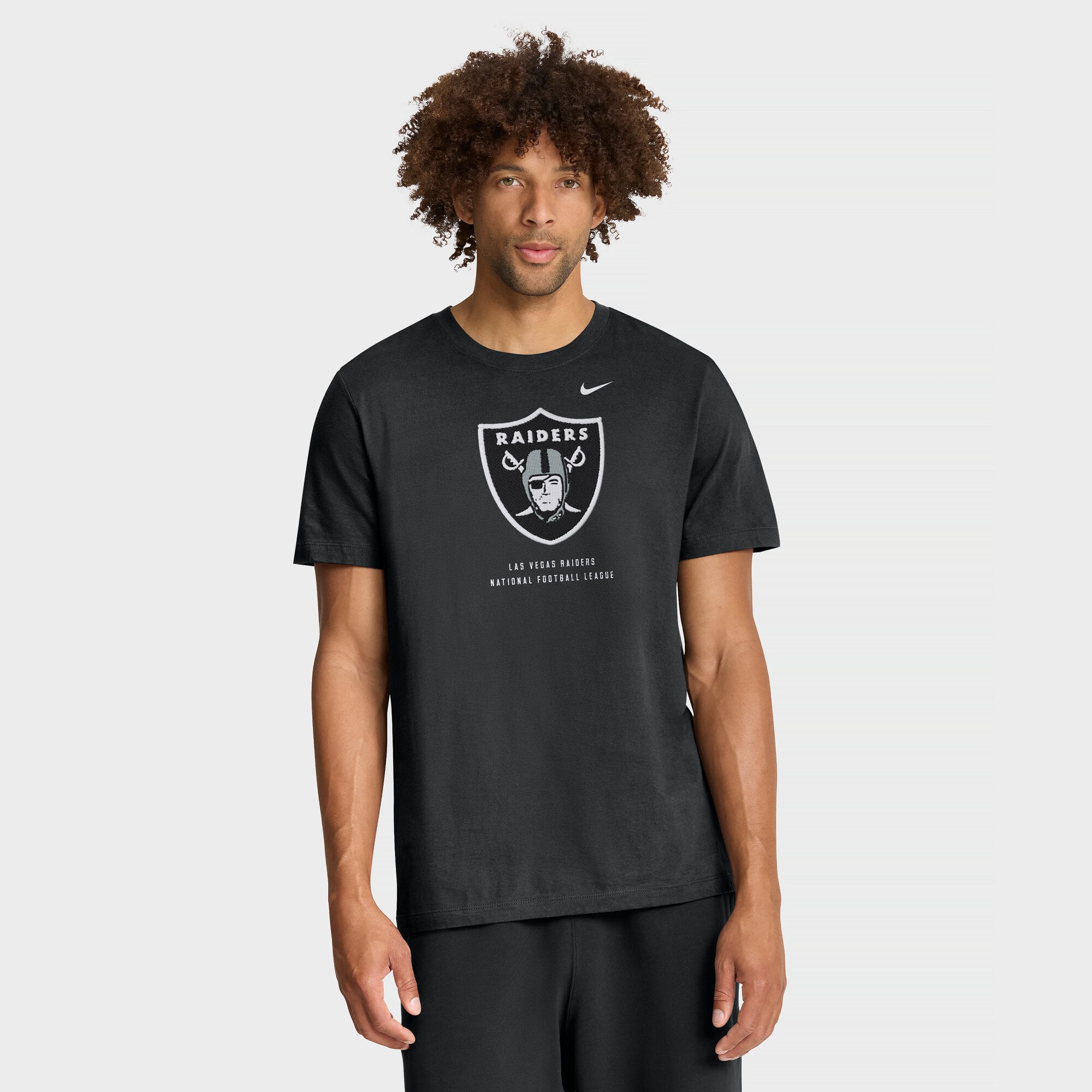 Las Vegas Raiders T-shirt Nike in cotone Property Of - Uomo