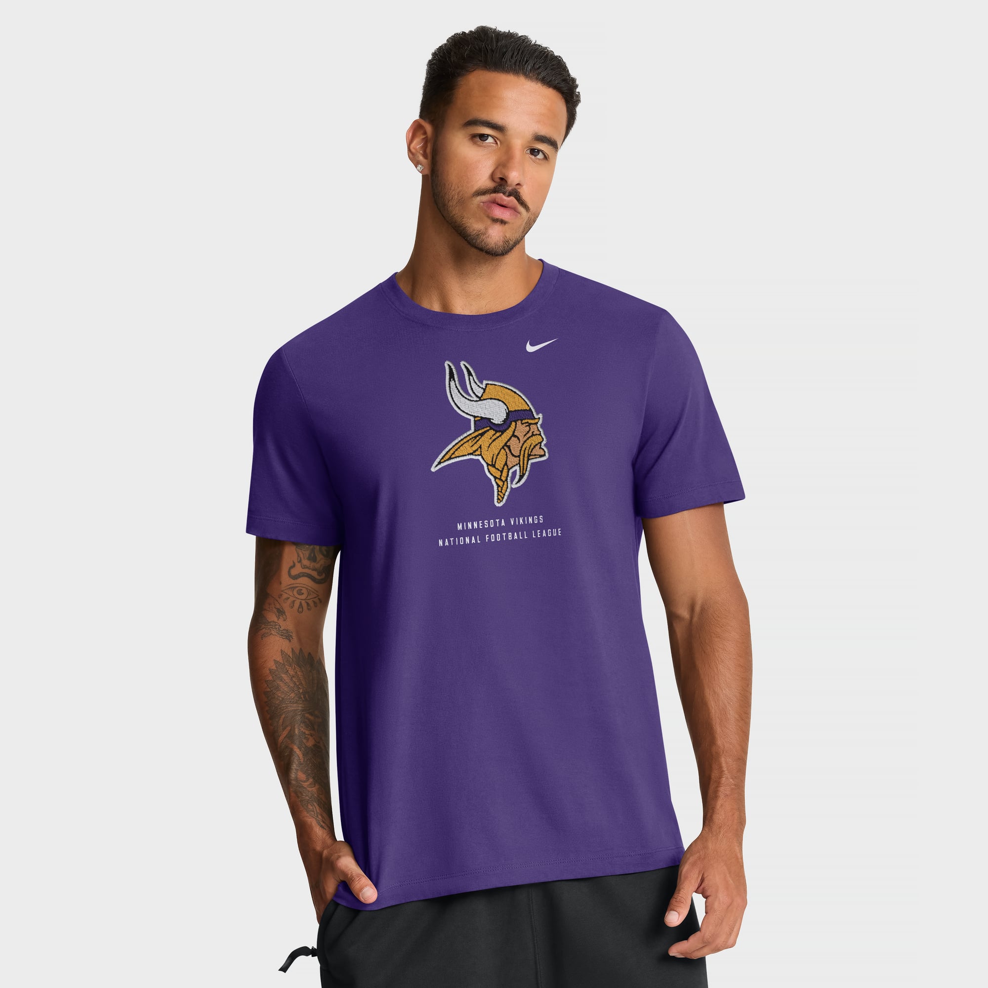 Minnesota Vikings T-shirt Nike in cotone Property Of - Uomo