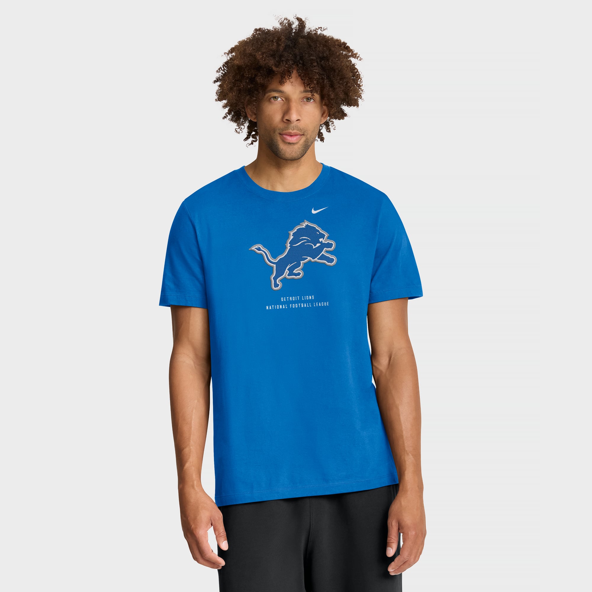 Detroit Lions T-shirt Nike in cotone Property Of - Uomo