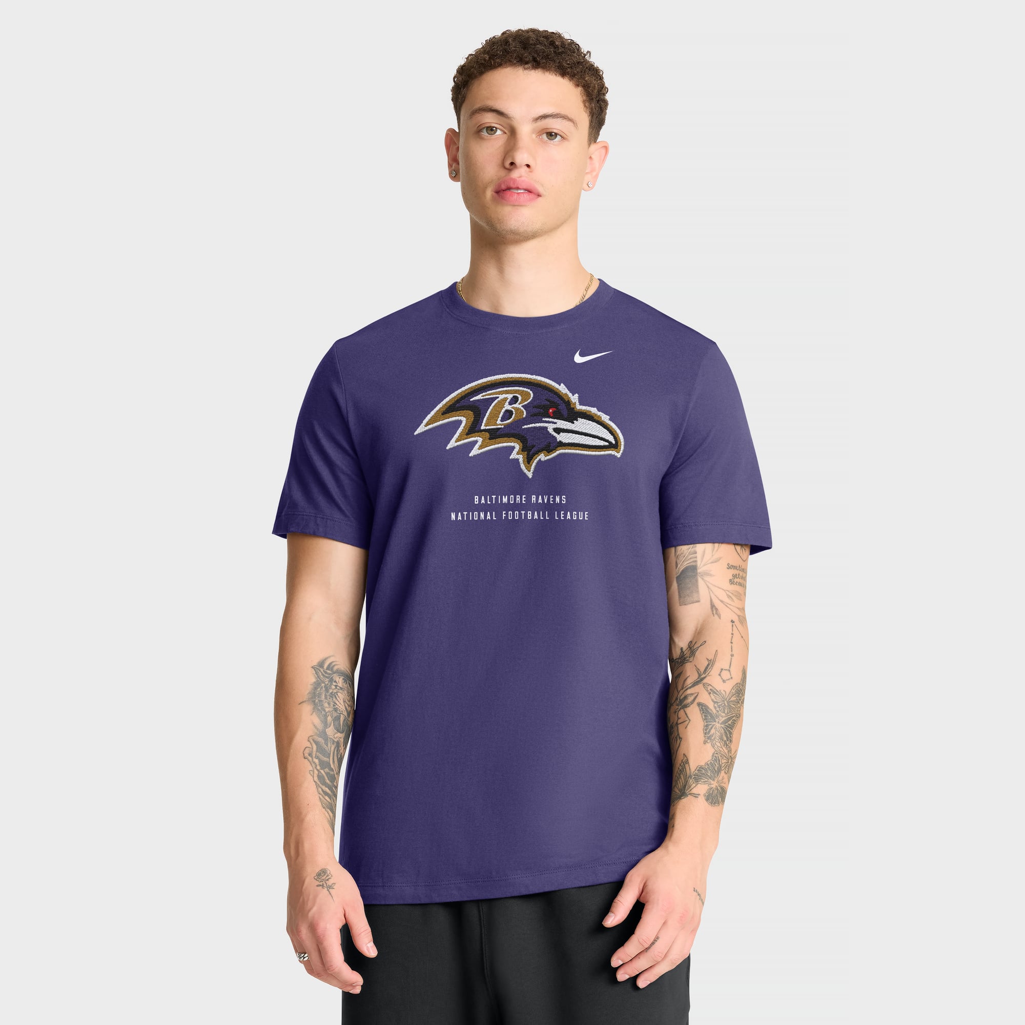 Baltimore Ravens T-shirt Nike in cotone Property Of - Uomo