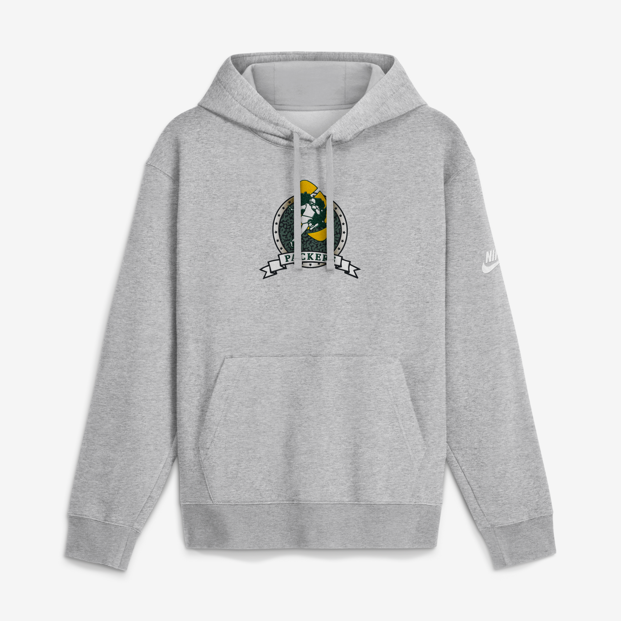 Green Bay Packers Nike Club Rewind Hoodie - Mens