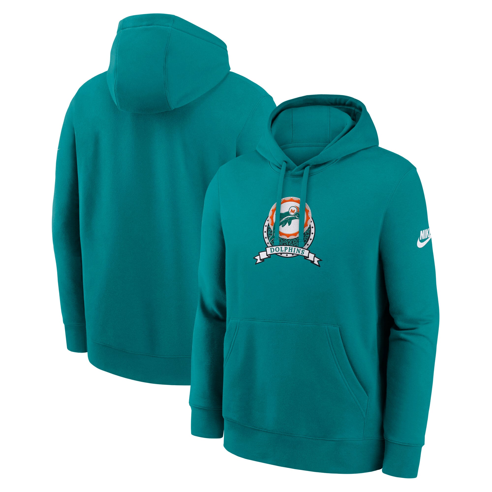 Miami Dolphins Nike Club Rewind Sudadera con Capucha – Hombre