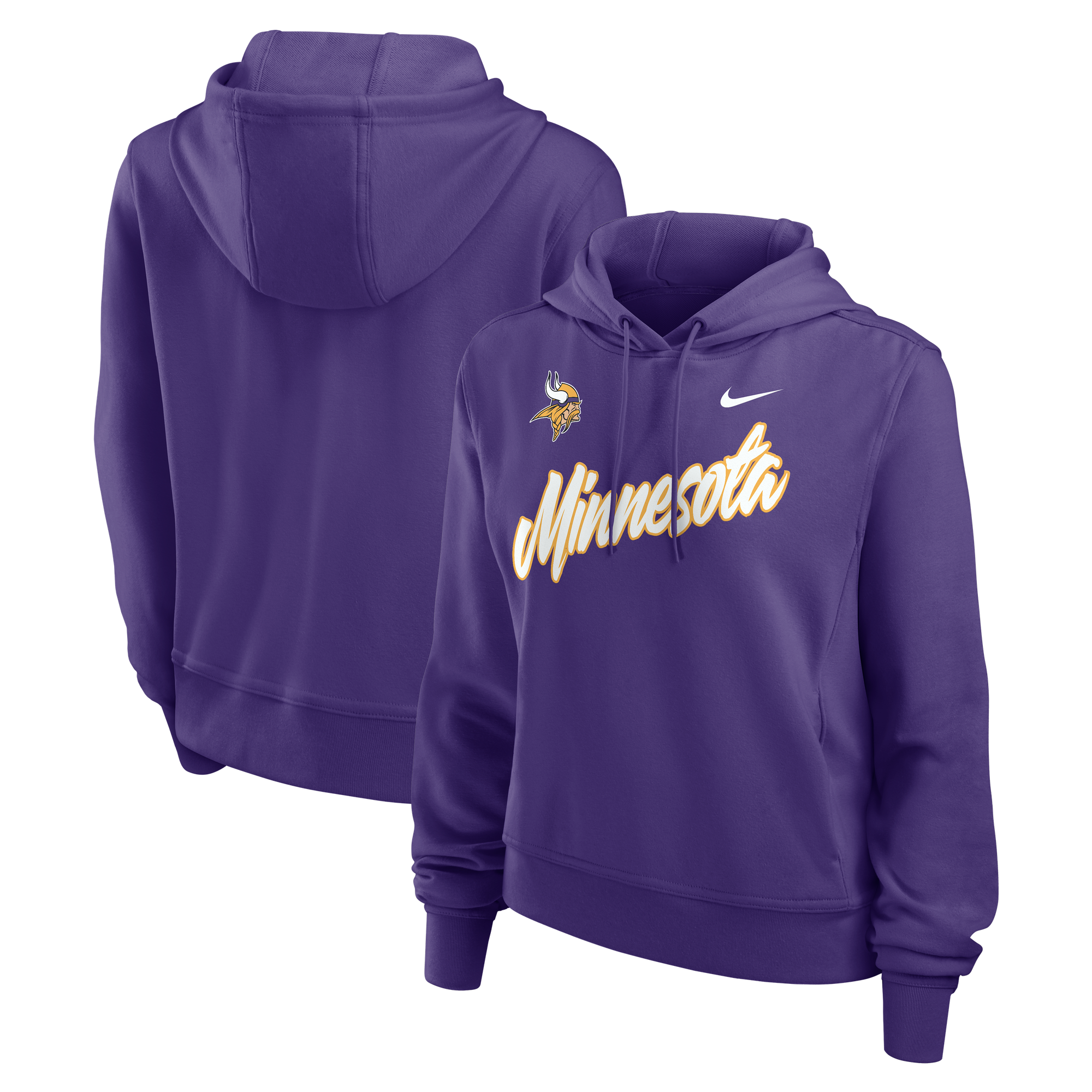 Sudadera con capucha Nike Performance One del Minnesota Vikings - Mujer