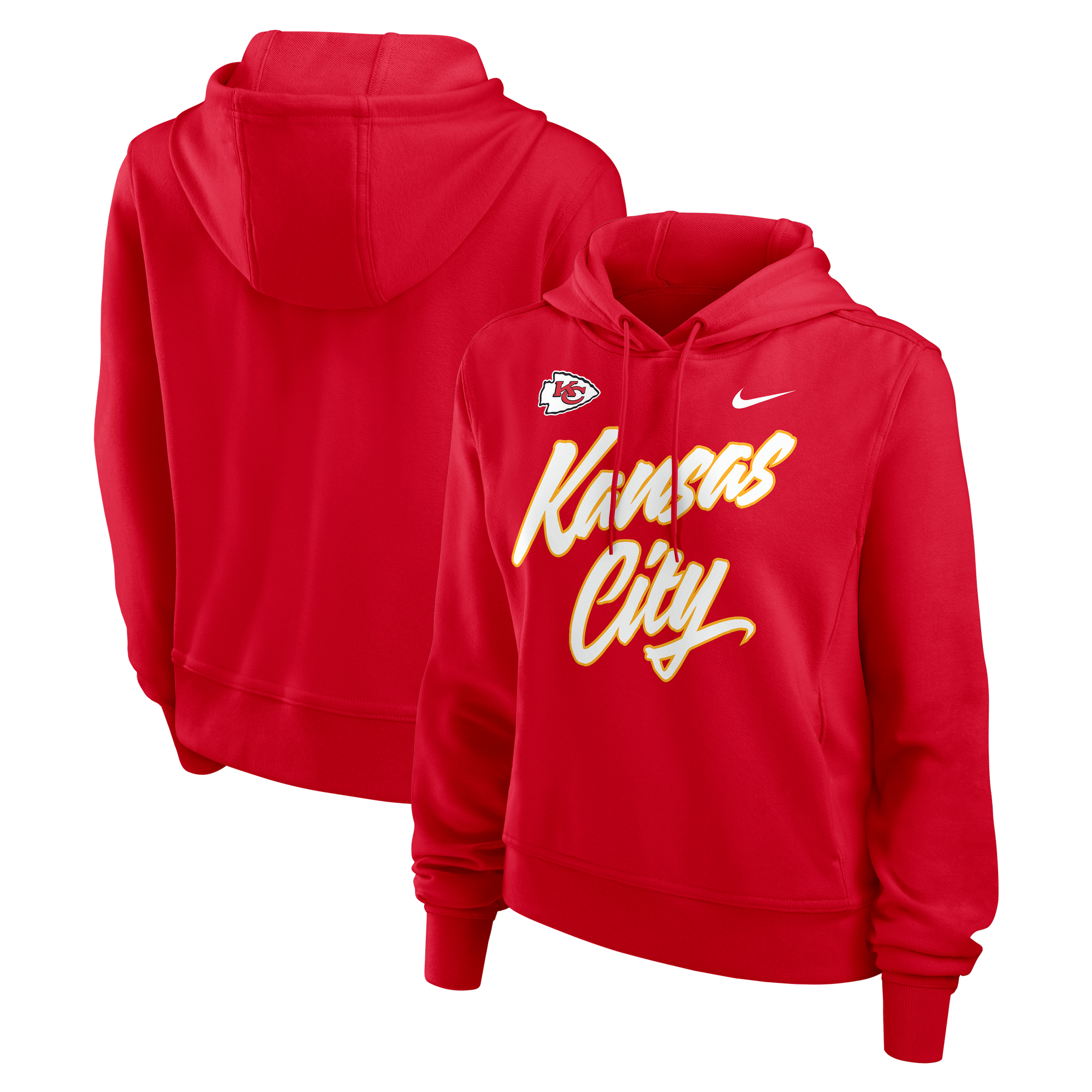 Sudadera con capucha Nike Performance One del Kansas City Chiefs - Mujer